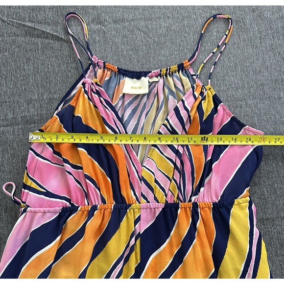 Anthropologie Maeve FINLEY Jumpsuit SZ 6 Animal Print Wide Leg Crop Pockets - Picture 8 of 12